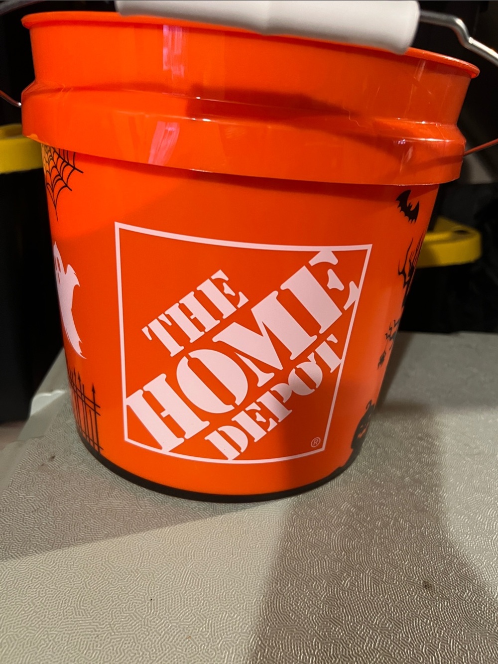 The Home Depot Orange Halloween Bucket 2026